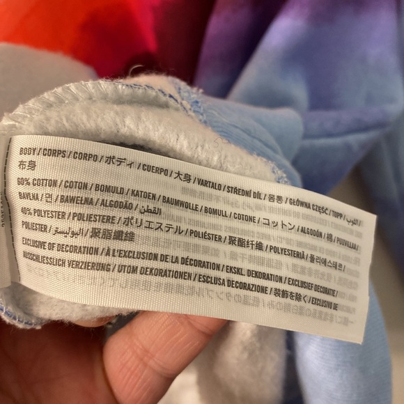 Abercrombie Kids Tie Dye Sweatshirt Size 15/16 - Picture 9 of 9